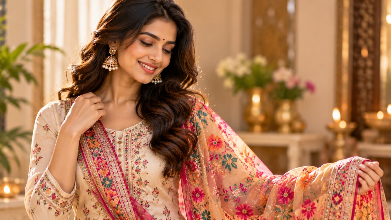 6 Ways to Style a Dupatta