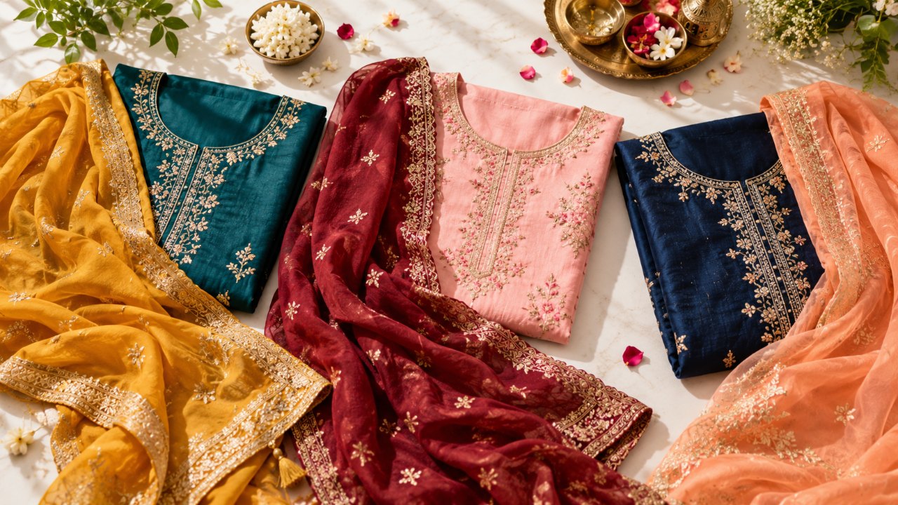 Colour Combinations That Always Work in Ethnic Wear