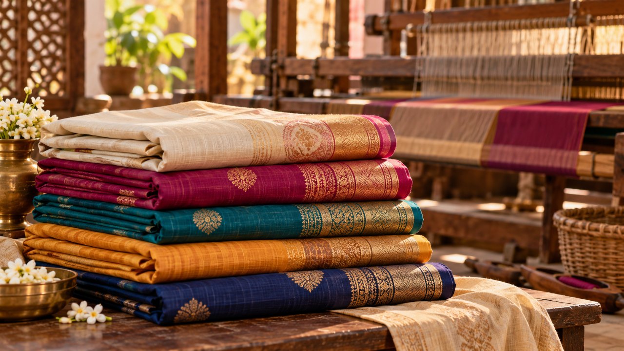 Handloom vs Powerloom Cotton Sarees: What Is the Difference?