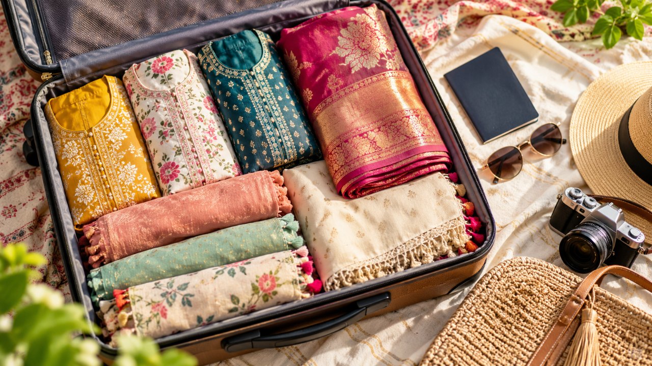 How to Pack Ethnic Wear for Travel Without Wrinkles