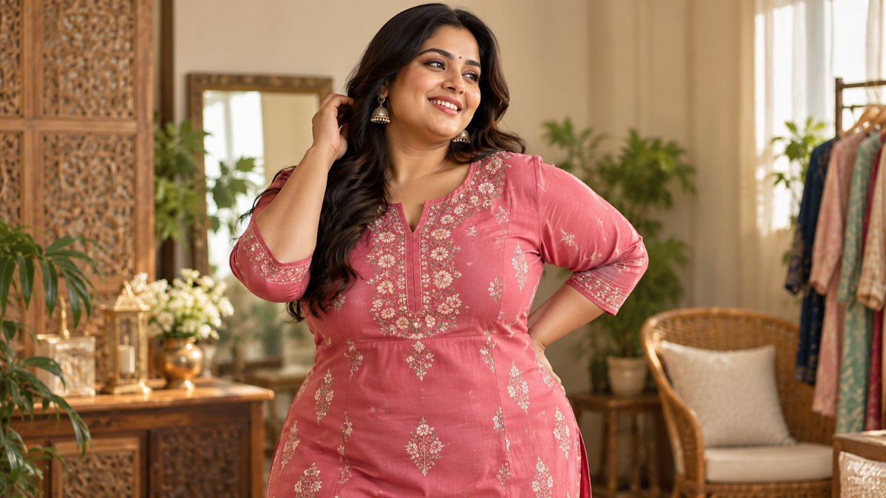 Plus-Size Kurti Shopping Guide: Fit, Cuts and Confidence