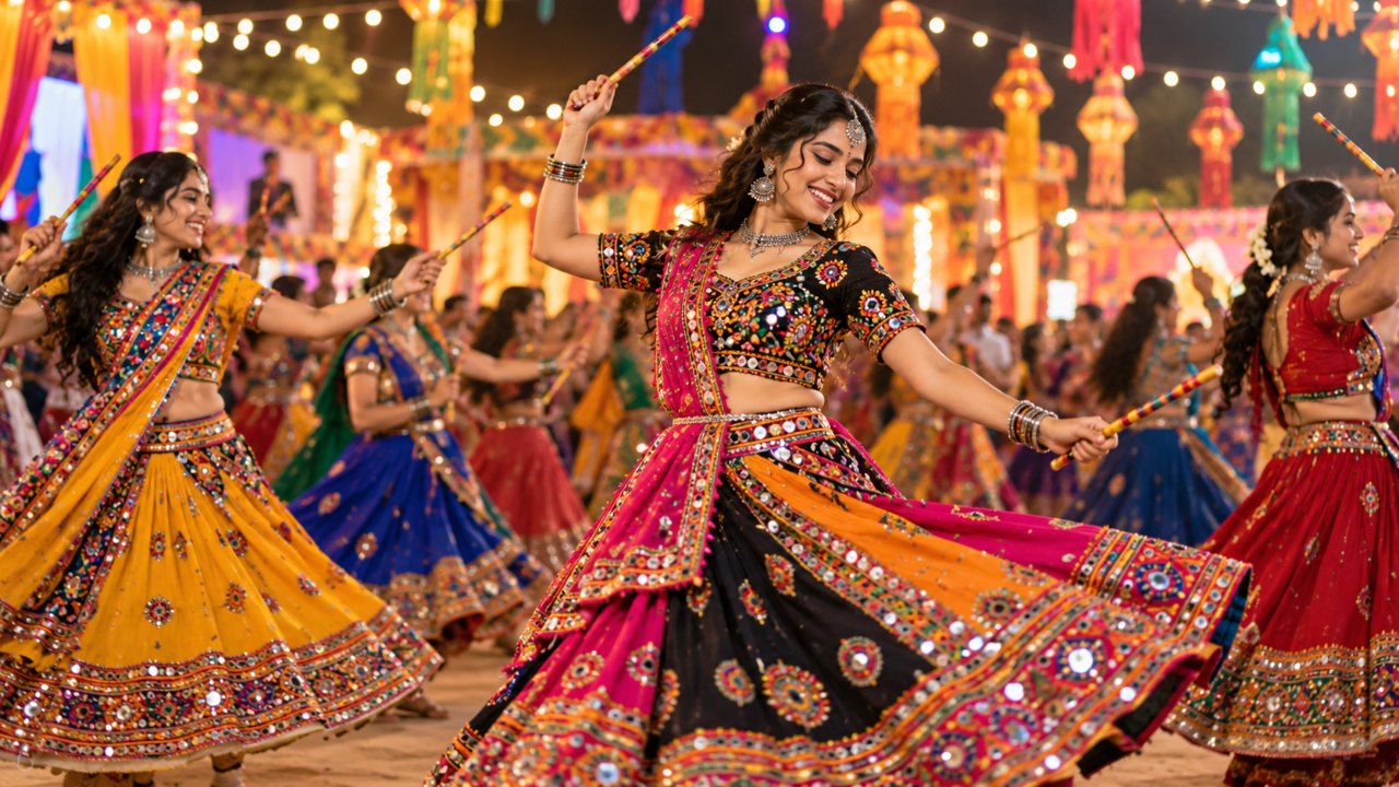 Navratri Outfit Ideas for Women: Nine Days, Nine Colours, Easy Styling