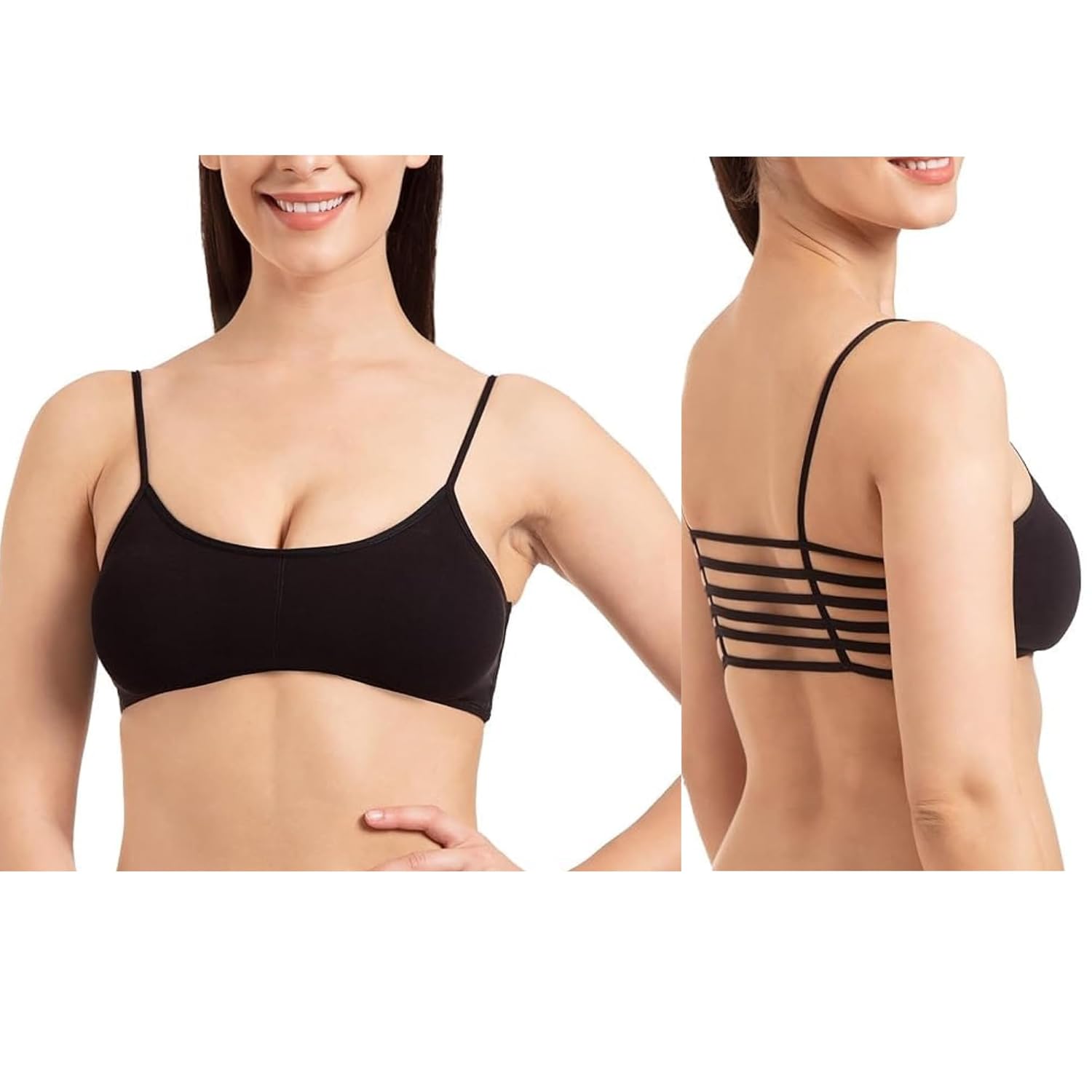 Everyday Padded Cotton Bra, Pack of 2